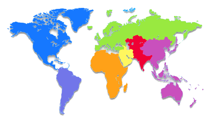 mapa del mundo